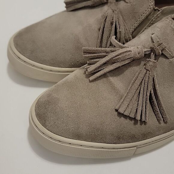 FRYE Ash Suede Tassel Slip On Shoes size 9.5 - Picture 10 of 10